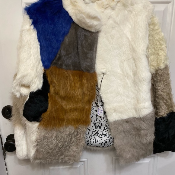 ROSCHTERRA FUR COAT NEW WITH TAGS LARGE - Picture 2 of 8